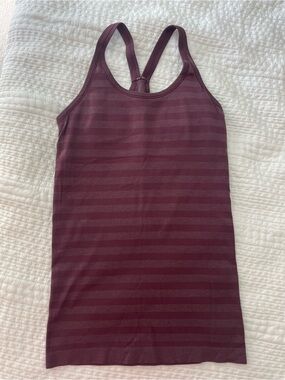 Lululemon Striped Racerback Tank Top
